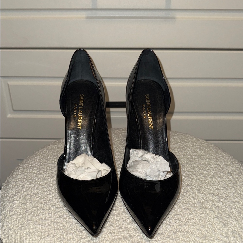 Saint Laurent Glossy Black Women's pump Heels